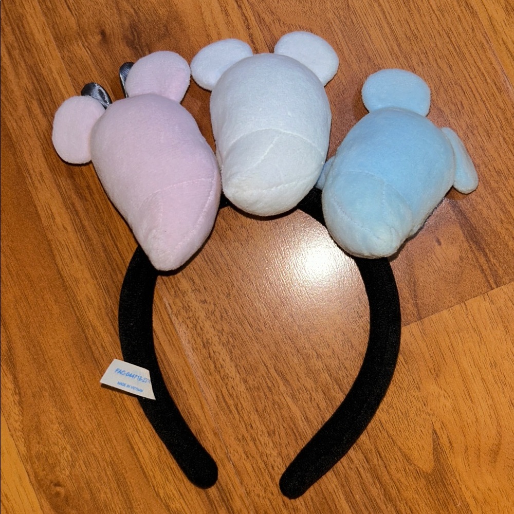 NWOT Tokyo Disney Halloween Ghosts 👻 Mickey Minnie Mouse Ears Headband - Picture 6 of 11